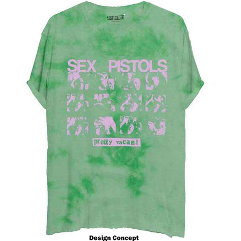 The Sex Pistols Unisex T Shirt Pretty Vacant Wash Collection