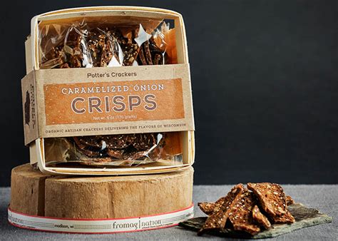 Caramelized Onion Crisps Fromagination Wis Artisan Cheese