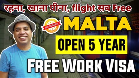 Malta Work Permit For Indians Full Proces Job Demo For Malta