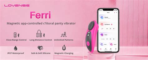 Lovense Ferri Mini Wearable Bluetooth Magnetic Panty Vibrator With App Controlled Wireless