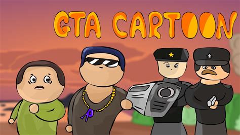 Gta Cartoon Npc And Player Youtube