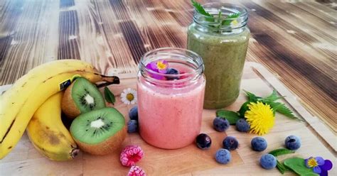 Rezept Grüne Smoothies Frischkost im Glas vegan glutenfrei