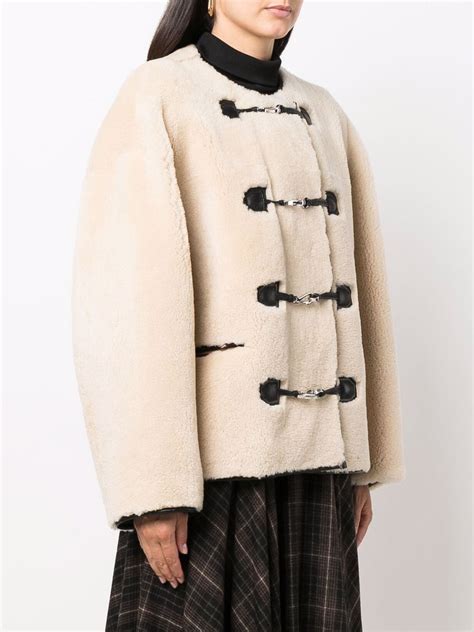 Toteme Teddy Shearling Jacket Farfetch