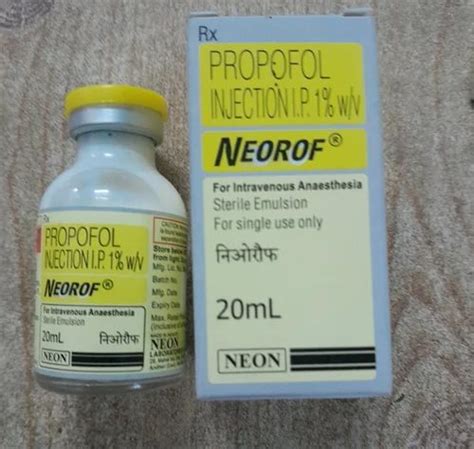 20ml Neorof Propofol Injection At Rs 70 Vial PGI Lucknow ID