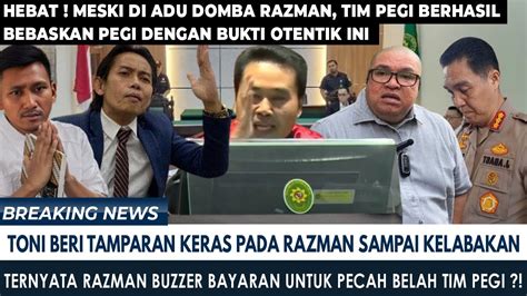 Toni Tampar Keras Razman Meski Di Adu Domba Razman Tim Pegi Berhasil