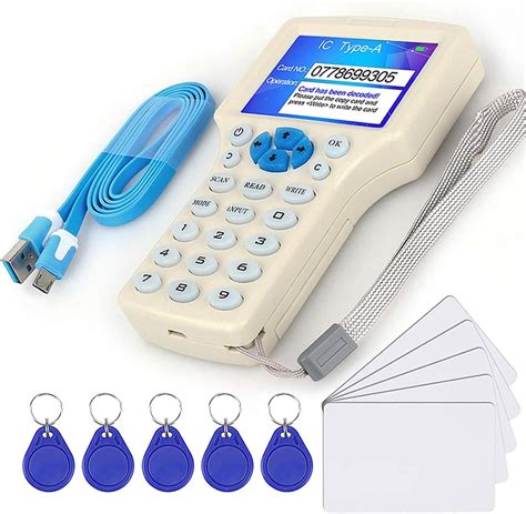 HERNAS RFID Reader Writer Duplicator NFC Reader 125KHz 13 56MHz 10