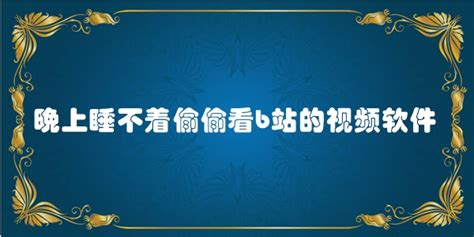 晚上睡不着偷偷看b站大全 晚上睡不着偷偷看b站的视频软件免费推荐 熊猫515手游