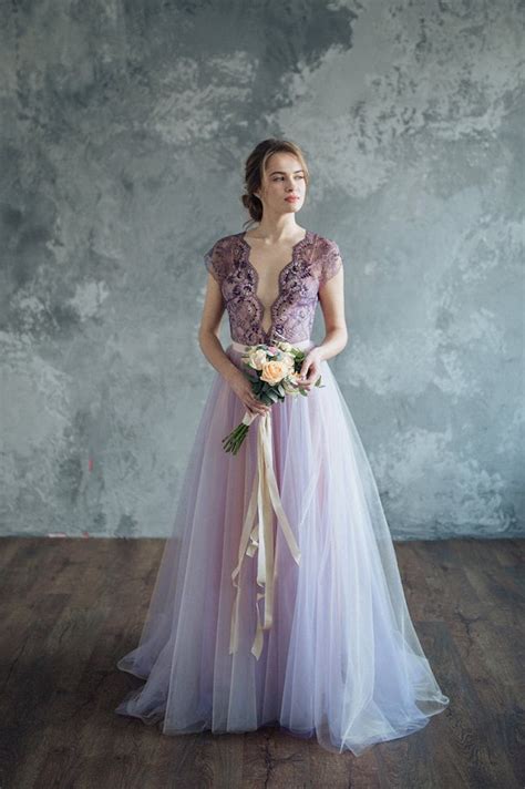 Lilac Lavender Wedding Dresses SouthBound Bride