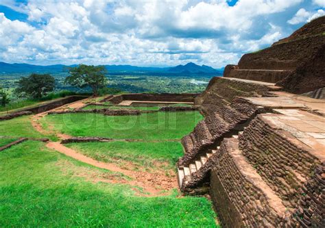 Sigiriya Lion Rock Fortress In Sri Lanka Stock Image Colourbox