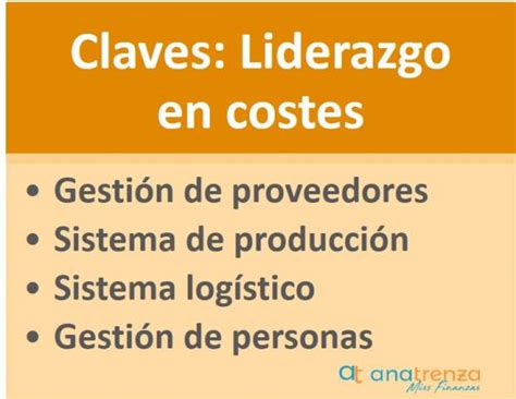 Estrategia De Liderazgo En Costes Ana Trenza