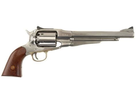 Uberti 1858 Remington Target Black Powder Revolver 44 Cal 8 Stainless