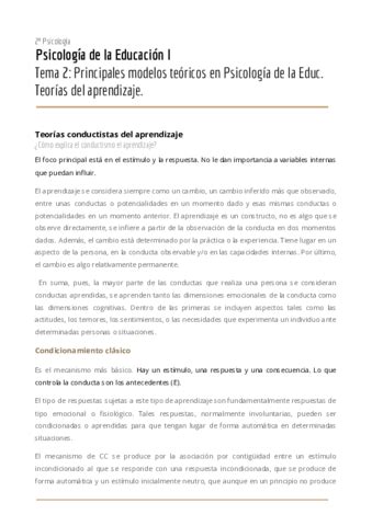 Tema 3 Psicologia De La Educacion I Pdf