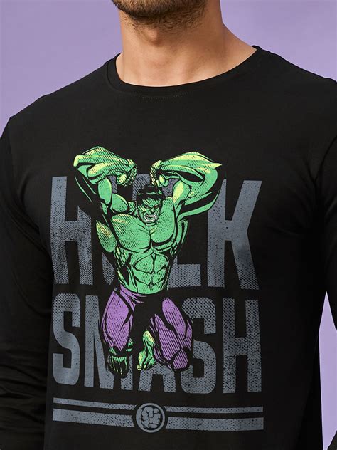 Buy Hulk Smash Full Sleeve T Shirt Online