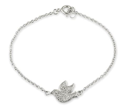 Sterling Silver Dove Bracelet - Fallers.ie - Fallers Jewellers Galway