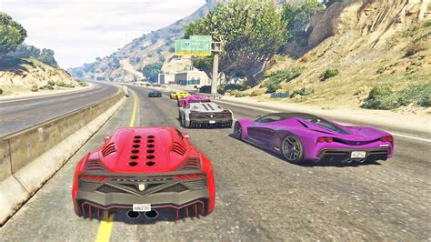 GTA 5 Online Race Event Supercars Grand Theft Auto V YouTube