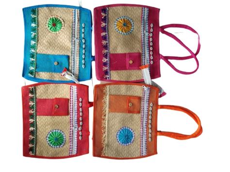 Embroidered Ladies Jute Fashion Bags At Rs 90 Piece In Chennai Id