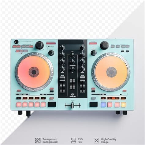 Fundo Transparente Controlador Dj PSD Premium