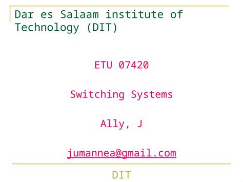 PPT Switching Systems Lecture5 Ppt DOKUMEN TIPS