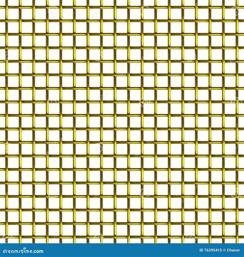 Golden Wire Mesh Seamless Pattern Stock Image Image Of Connected