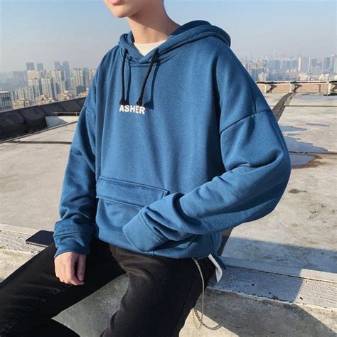 Spring New Hoodies Men Fashion Solid Color Casual Hooded Sweatshirt Man Streetwear Trend Wild