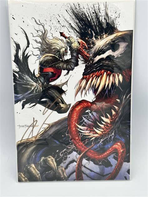 Venom Unknown Comics Kirkham Exclusive Signed By Donny Cates