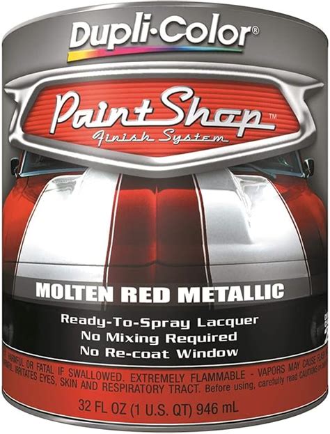 Dupli Color Single EBSP21200 Molten Red Metallic Paint Shop Finish