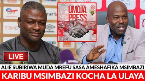 Live SIMBA WANA JAMBO LAO KOCHA MPYA KUTANGAZWA LEO KOCHA LA ULAYA