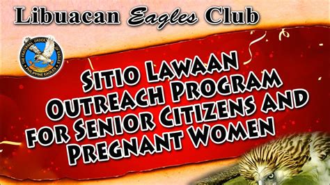 Fraternal Order Of Eagles Libuacan Eagles Club Outreach Program