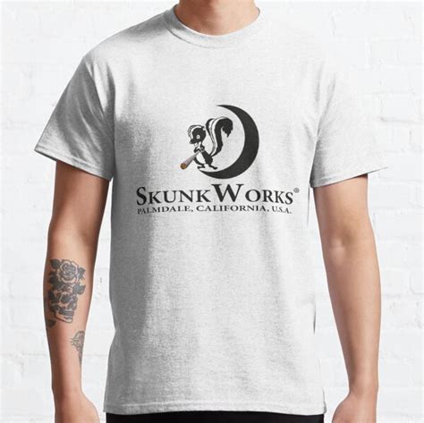 Skunk Works T Shirt For Sale By Andiblair Redbubble Skunkworks T