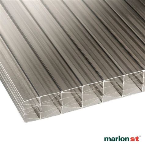 Marlon 25mm Bronze Opal Sevenwall Polycarbonate Sheet 6000mm X 700mm