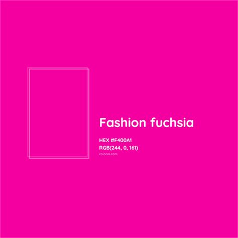 About Fashion fuchsia Color - Color codes, similar colors and paints ...