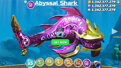 Hungry Shark World Abyssal Shark Unlocked New Update All 40 Sharks Unlocked Android Gameplay