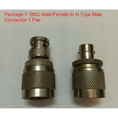 Promall Bnc To N Type Male Converter Connector Adapter X Pcs Local