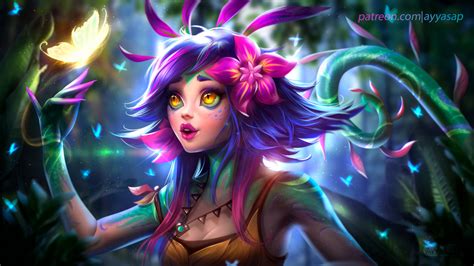 Fondos De Pantalla Neeko League Of Legends Liga De Leyendas Personajes De Videojuegos