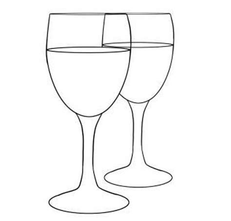 Wine Glass Drawing Easy Simple And Step By Step