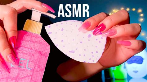 Asmr Doing Your Skincare No Talking With Paper Cosmetics