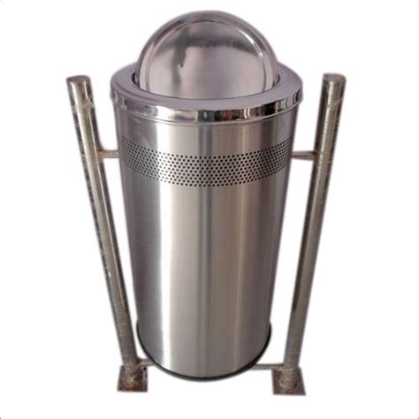 Silver Stainless Steel Dustbin At Rs 4800 Piece Stainless Steel