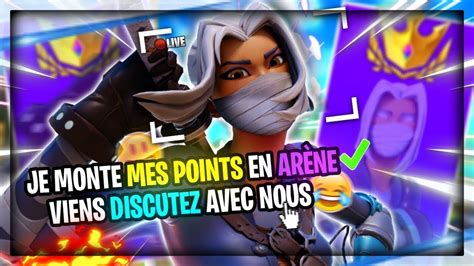 LIVE CHILL FORTNITE FR CREATIF ET ARENE VENEZ JOUER LAAA CLAN RECRUTE