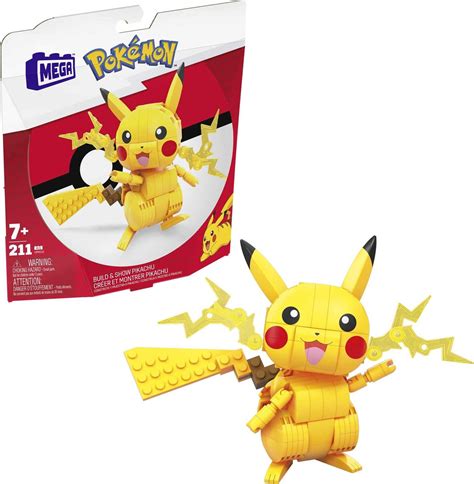 Buy MEGA Pokémon Action Figure Building Toys Pikachu With 205 Pieces