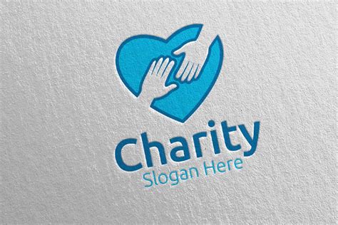 Charity Hand Logo Design