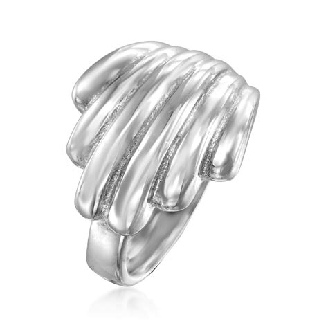 Italian Sterling Silver Seashell Ring Ross Simons