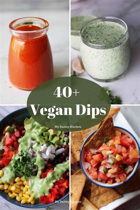 40+ Delicious Vegan Dips - My Dainty Kitchen