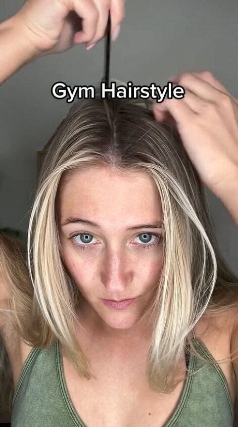 This Guide Shares The Perfect Gym Hairstyle For Dirty Hair Learn An