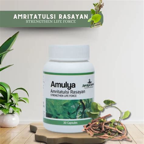 Herbal Cap Amulya Amritatulsi Rasayan Capsule For Fever Non