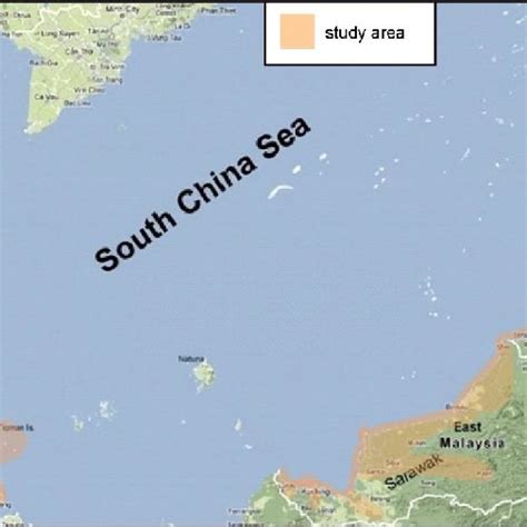 Map Of Peninsular Malaysia S H O W I N G T H E Approximate Shoreline