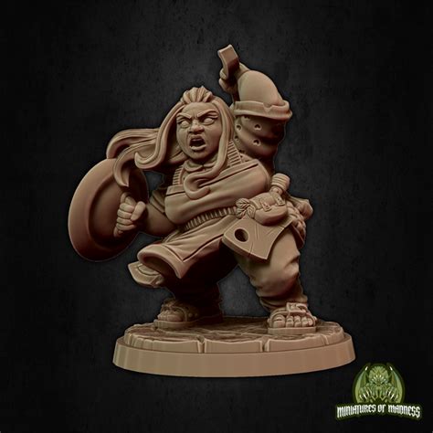 Mimma The Melee Housewife Hold My Dwarf D Print Resin Simtasia