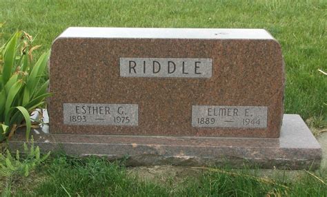 Elmer E Riddle 1889 1944 Mémorial Find a Grave