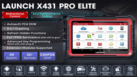 LAUNCH X431 PRO Elite 2024 S ULTIMATE ECU Coding All System Scanner