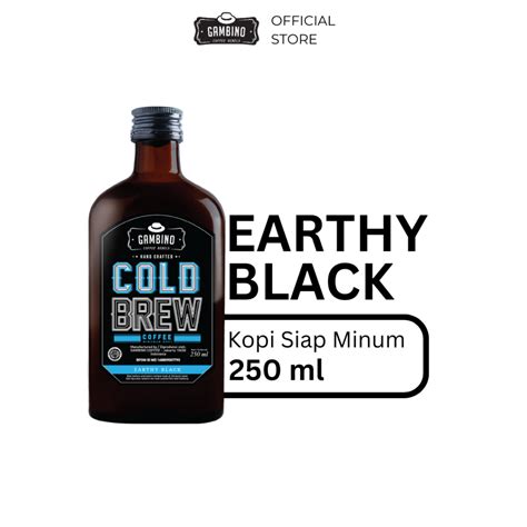 Jual Gambino Coffee Cold Brew Black Earthy Shopee Indonesia