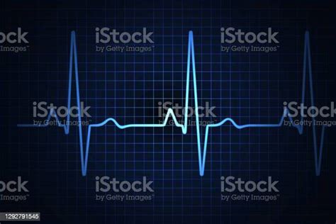 Ilustración De Gráfico De Frecuencia Cardíaca Latidos Del Corazón Onda De Icono De Ekg Color